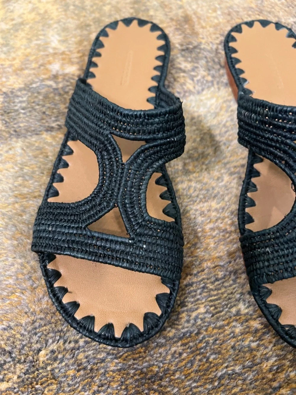 Carrie Forbes Raffia sandals Sz 39 - Picture 6 of 6